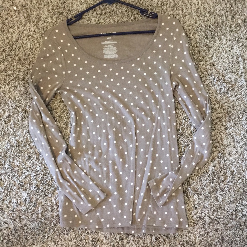 Old navy polka dot top small